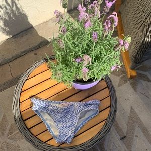 Girls bikini bottom with bows cobalt blue juicy couture